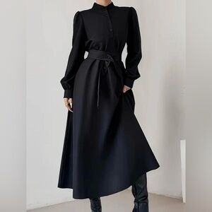 Elegant Black Maxi Dress